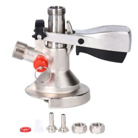 G5 8 A Type Stainless Steel Beer Keg Tap Distributor Coupler With Relief Valve Brewing Accessory (Option: default)