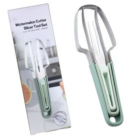 3in1 Watermelon Cutter (Option: GREEN)